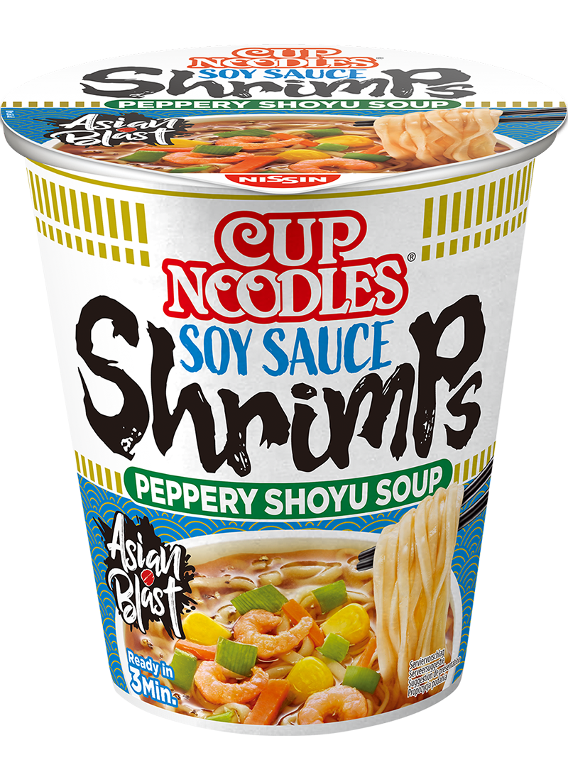 Cup Noodles Soy Sauce Shrimps Nissin Cup Noodles